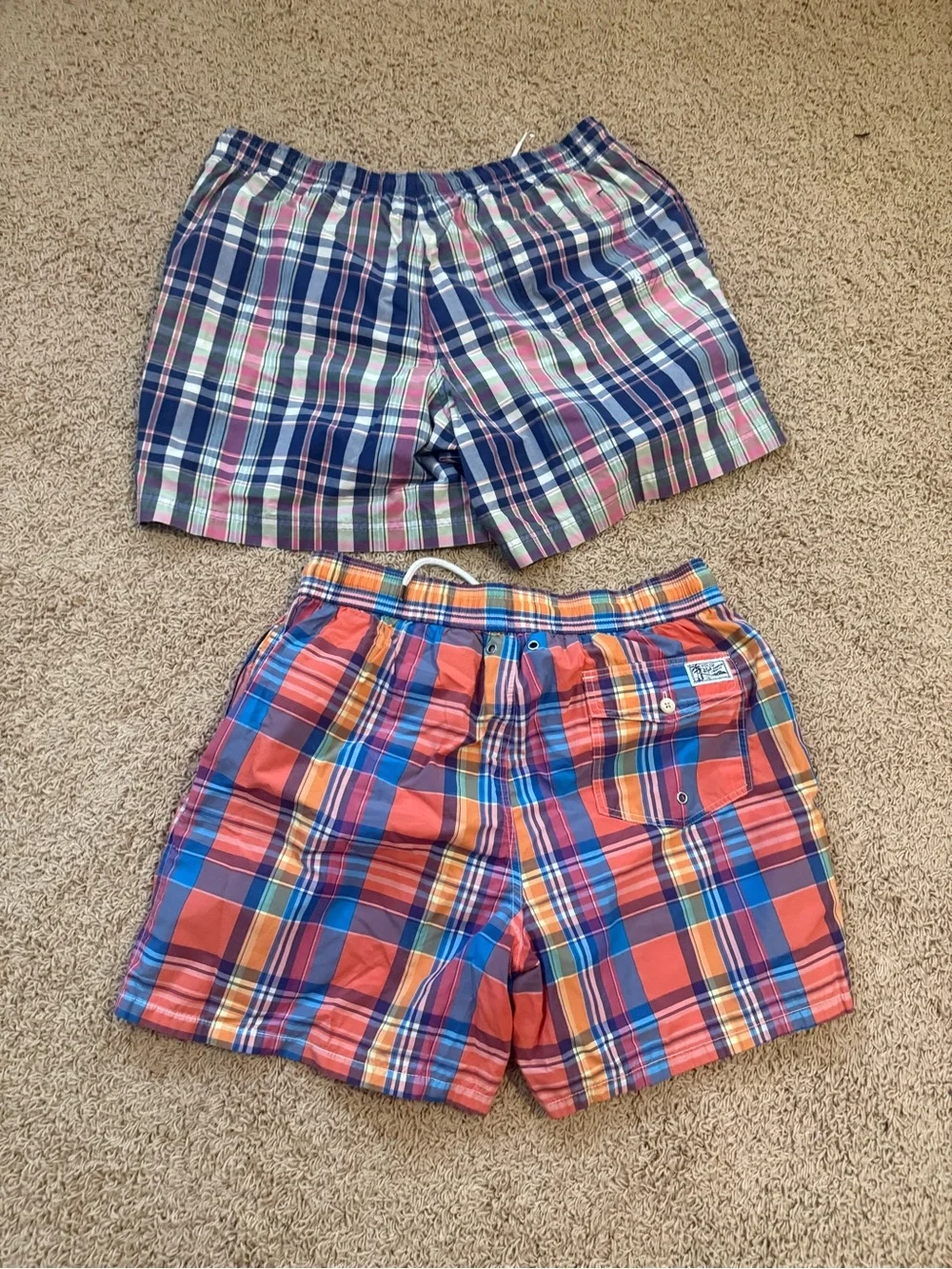 Vintage Ralph Lauren Polo Sport and RL Polo Swim Shorts Mens Large lot
